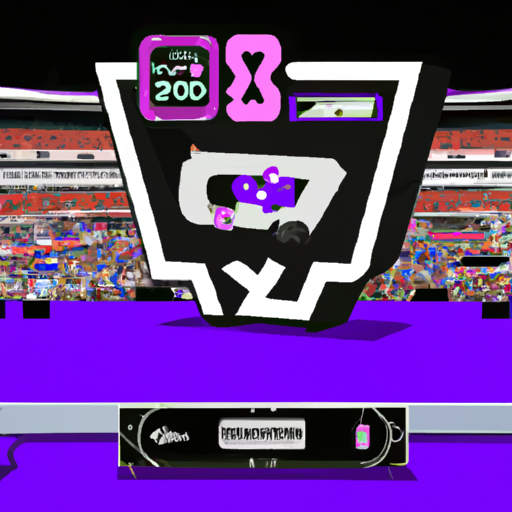 The image would depict a vibrant and exciting TwitchCon 2023 with a large crowd of people. The backdrop would feature notable Twitch branding and elements, such as the logo or familiar emotes. However, the negative sentiment towards Las Vegas would be conveyed by including icons or symbols representing dislike, such as crossed-out dice or a red "no entry" sign over a Las Vegas skyline.