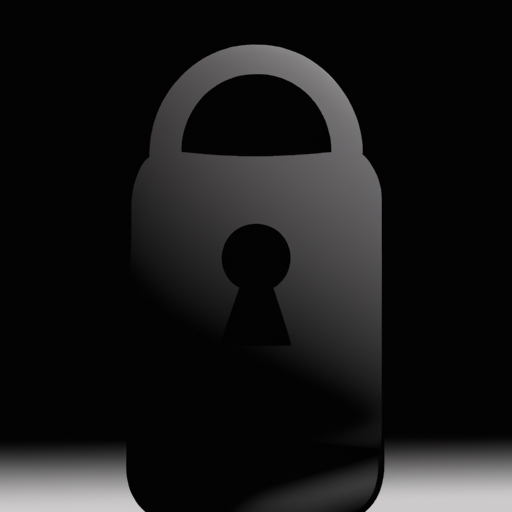 The image would feature a close-up of a lock with a question mark symbol as the keyhole. Behind the lock, there would be a dark, mysterious background, adding a sense of danger. The lock would appear slightly tilted, conveying a vulnerability. Additionally, there would be a silhouette representing an iPhone on one side and a silhouette representing a Mac computer on the other side, both with their screens displaying a question mark icon, symbolizing the uncertainty of the security flaw.
