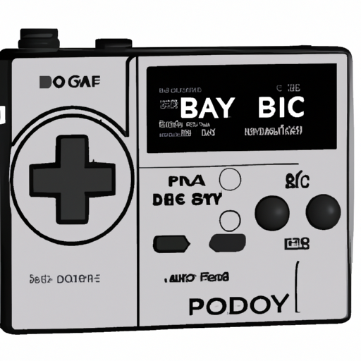 The image would show a small, handheld device resembling a classic Game Boy console. The device would have a built-in camera, allowing users to capture photos. The image would convey a retro vibe, with the iconic Game Boy design elements like the D-pad, buttons, and screen visible. The camera lens would be clearly shown, indicating its photography capabilities. Overall, the image would capture the nostalgia of the original Game Boy, combined with the excitement of a miniature camera.