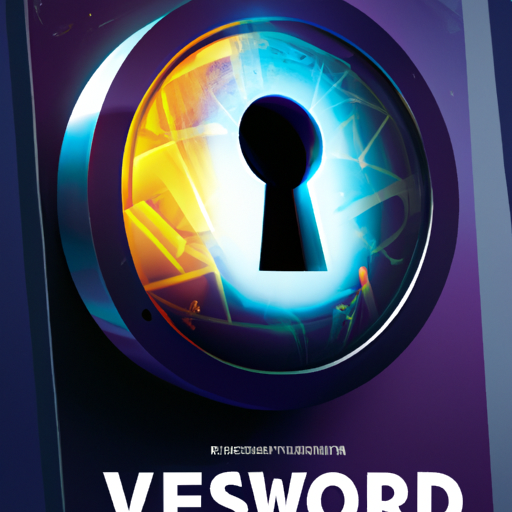 The image would feature a computer screen displaying a digital lock with a keyhole, surrounded by a vibrant border. The keyhole would be filled with gold coins, symbolizing the $20 discount. A Verge logo would be visible in the corner, representing the connection between 1Password and the article.