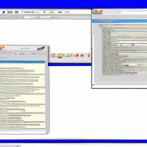 The image would show a computer screen split into two views. On one side, there is a browser window displaying the Arc browser interface. On the other side, there is another browser window displaying a different browser interface. The two windows are connected with a dotted line, indicating the ability to share Spaces, Folders, and Split Views between the two browsers.