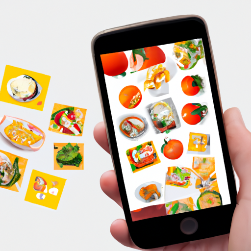 The image would show a vibrant and mouth-watering collage of various delicious food items, such as pizza, sushi, hamburgers, salads, and more. In the foreground, there would be a smartphone with the Flavrs app open, displaying a video of a chef preparing a dish. Next to it, an AI-powered recommendation would be shown, suggesting another dish based on the user's preferences. A "takeout" icon would be visible on the app, indicating the new feature. The overall image would evoke a sense of excitement and convenience for food-loving users.
