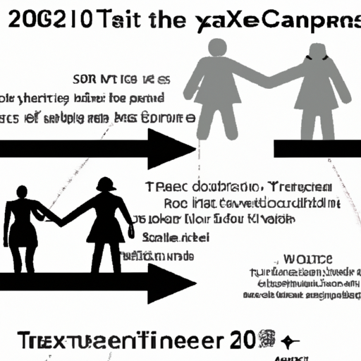 The image would feature two contrasting figures at each end of a timeline, representing the concept of a "timeline takeover." One figure would symbolize X, perhaps represented by a recognizable logo or icon, while the other figure would represent the marginalized trans community. The figure representing X would be depicted in a dominant or overpowering position, exerting control over the timeline. Meanwhile, the trans figure would be portrayed as marginalized or pushed to the side, representing the harm caused by promoting an anti-trans film.