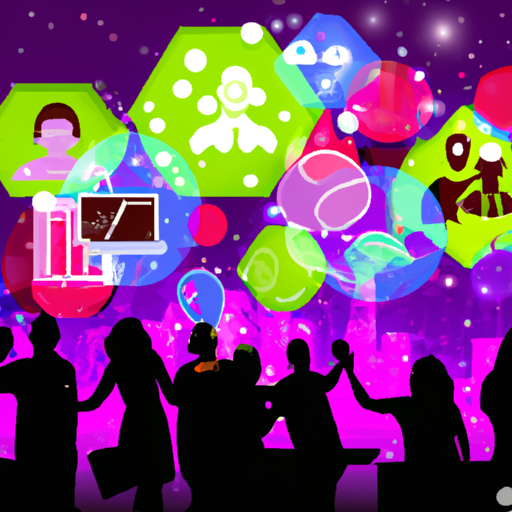 The image would have a brightly colored night sky as the backdrop, with shimmering shades of green and purple resembling the Northern Lights. In the foreground, there would be a group of diverse entrepreneurs, all with determined expressions, standing together and holding hands. Surrounding them are graphical representations of various growth-stage startups from different industries, featuring symbols and icons to represent technology, innovation, and progress. The overall image conveys a sense of unity, ambition, and the potential for growth in the African startup ecosystem.