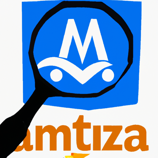 The image would likely feature two elements: the logos of Meta (formerly Facebook) and Amazon, and a visual representation of an antitrust probe. The logo of Meta may be depicted in blue and white, while the Amazon logo is usually represented by an arrow forming a smile. The antitrust probe could be symbolized by a magnifying glass or a symbol representing investigation, placed in between the two logos. The image conveys the idea of resolution and agreement between the two companies regarding the use of third-party data.