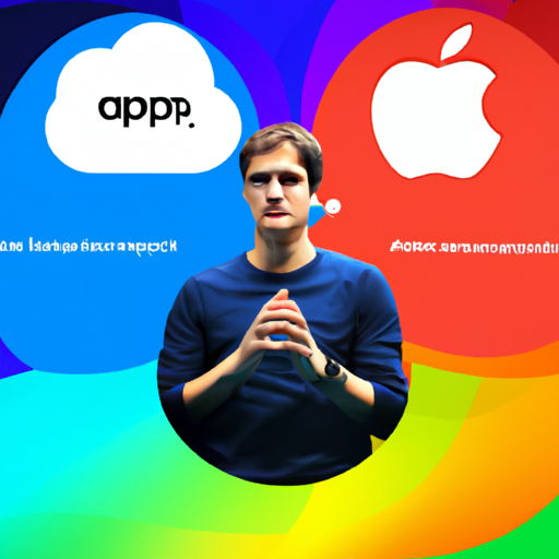 The image would consist of three distinct sections. On the left side, there would be a picture of Sam Altman, the co-founder of OpenAI, standing against a colorful background, arms crossed confidently. In the middle, there would be an Apple logo surrounded by speech bubbles, symbolizing the adoption of RCS (Rich Communication Services) by Apple. The speech bubbles would be filled with various messages, representing the improved messaging capabilities of RCS. On the right side, there would be a silhouette of the CEO of Binance, surrounded by legal documents and a courthouse in the background to symbolize the guilty plea. The silhouette would be in a thoughtful and slightly remorseful pose.