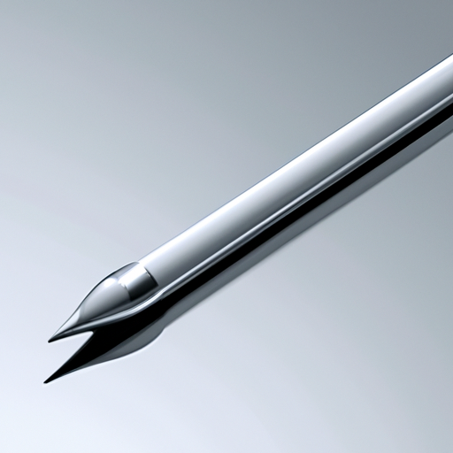 The image would feature a sleek, silver Apple Pencil lying horizontally on a surface. The pencil would appear to be floating slightly above the surface, casting a soft shadow beneath it. Its smooth, seamless design and modern aesthetics would be highlighted in the image, creating a sense of sophistication and elegance.
