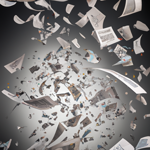 The image for this title would feature a torrential downpour of financial reports, symbolized by a storm of paper falling from the sky. Each sheet would represent a different SaaS company's earnings report, creating a visual representation of the deluge of information that readers can expect to navigate through.